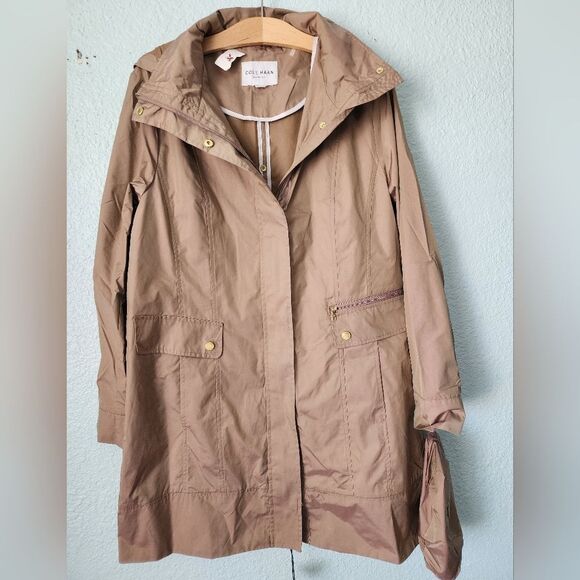 Cole Haan Women's Brown Utility Jacket - Picture 4 of 16